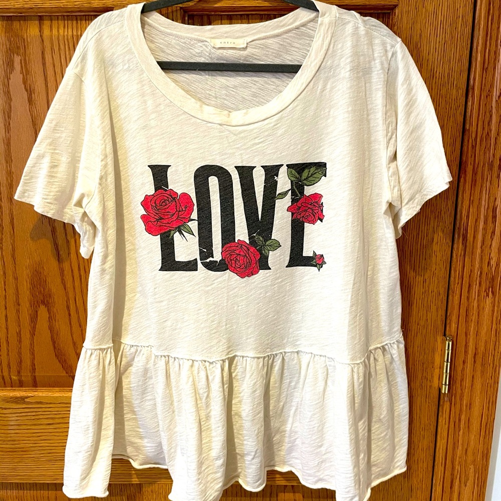Oversized Peplum Top